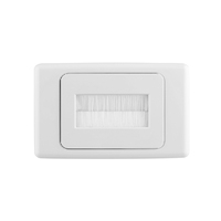 Brushed Wall Plate for Entry Cable | A3 Series | Elcop