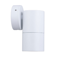 Outdoor GU10 Fixed Down Wall Pillar Light in White IP65 | 3A Lighting