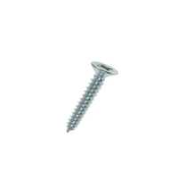 7g x 25mm Phillips Metal Countersunk Head Needle Point Timber Screw (100 Pack)