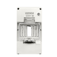 4 Pole IP66 Weather Proof Enclosure with Neon Indicator | Ozdem