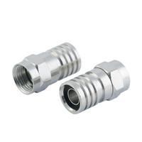 F-Type RG6 Crimp Connector (50 Pack)