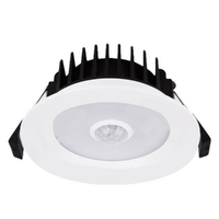 10W White Dimmable Tri Color SMD LED Downlight Kit with Motion Sensor | 90mm Cutout | 3A Lighting