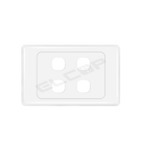 4 Gang Switch Plate | A3 Series | Elcop