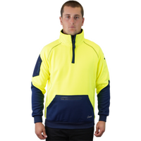 Blizzard  1/ 4  Zip  Waterproof  Yellow  Navy  C 801