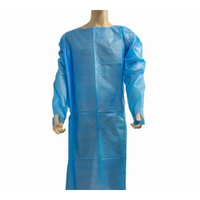 CPE Gowns Level 2 Blue Universal Size - Carton of 200 Gowns