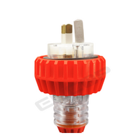 3 PIN 15A Straight Male Plug 250V IP66 | Elcop