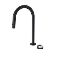 Basin Hob Mixer Set Matt black