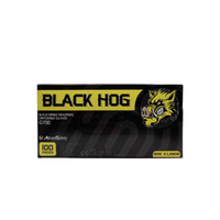 Industrial Black Hog Nitrile Gloves HEAVY DUTY - 100 Gloves 1 Box