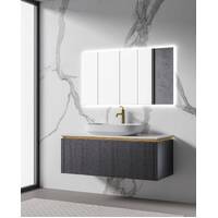 Omega Bathroom Single Sink  Wall Mount Vanity