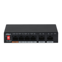 Dahua 6-Port 10/100Mbps Unmanaged Desktop Switch with 4 PoE Ports (PFS3006-4ET-60)