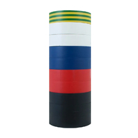 Electrical Tape Rainbow 19mm x 0.15mm x 20m | 10 Pack | Tuff Stuff