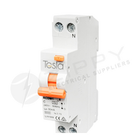 1 Pole 10A 30mA 6kA RCBO Type A | Tesla