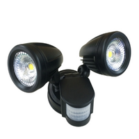 26W LED Double Metal Spotlight with Rotable Double-head and 180 Degree Sensor IP54 | Elcop