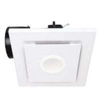 Square Exhaust Fan with Light, 290mm Round Cut Out | 3A Lighting