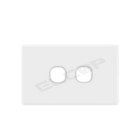 Slimline 2 Gang Switch Plate | Elcop