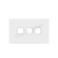 Slimline 3 Gang Switch Plate | Elcop