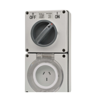 3 PIN 10A Switched Socket 250V IP66 | Tesla