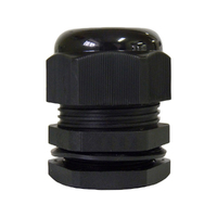 40mm Nylon Cable Gland Black (10 Pack) | Tesla