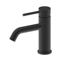 Minimalist Matte Black Single-Handle Bathroom Faucet