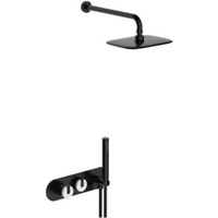 Matt  Black  Granite  Shower  Miver 2  In 1  Shower  Set